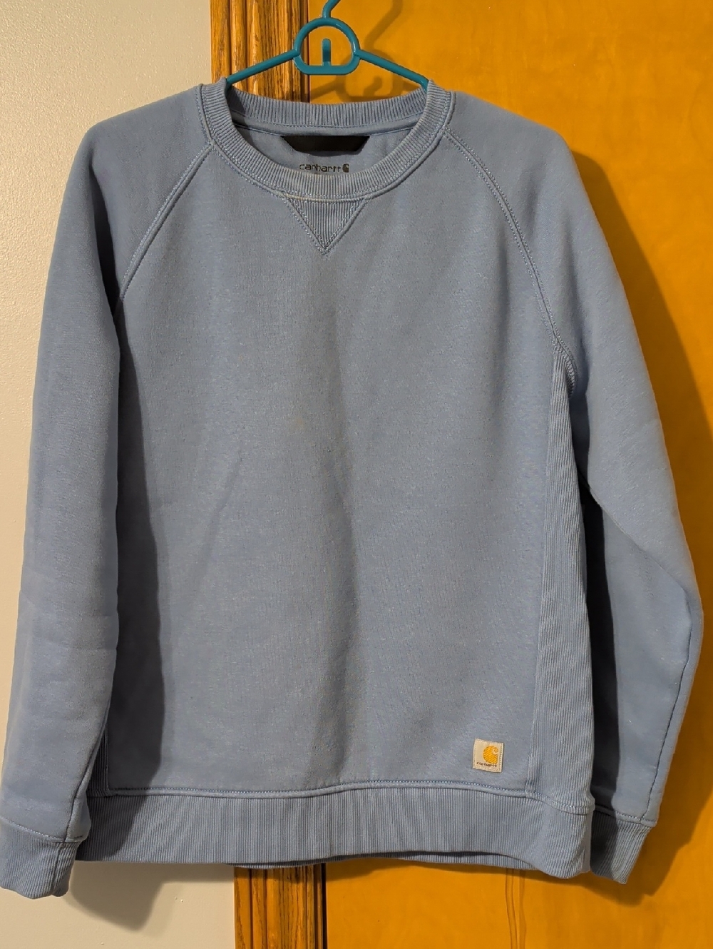 Carhartt Women's Pale Blue Crewneck Sweatshirt